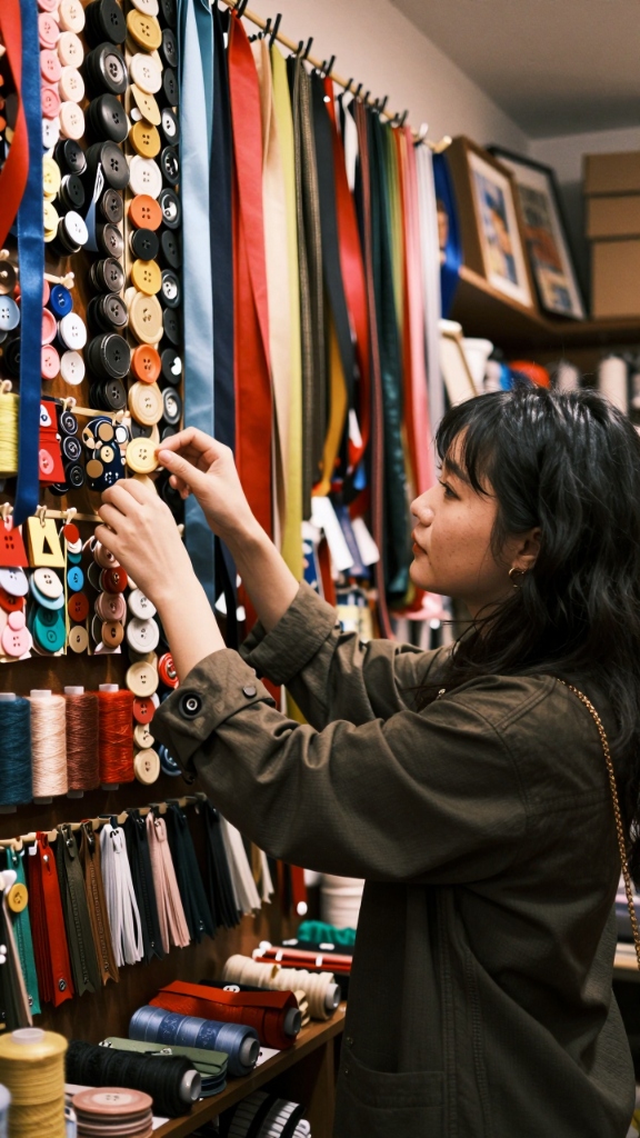 Tailoring work in progress